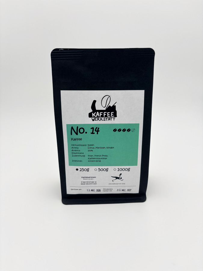 Kaffee No. 14 aus der Kaffeewerkstatt