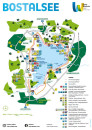 Flyer mit Karte: Rund um den Bostalsee